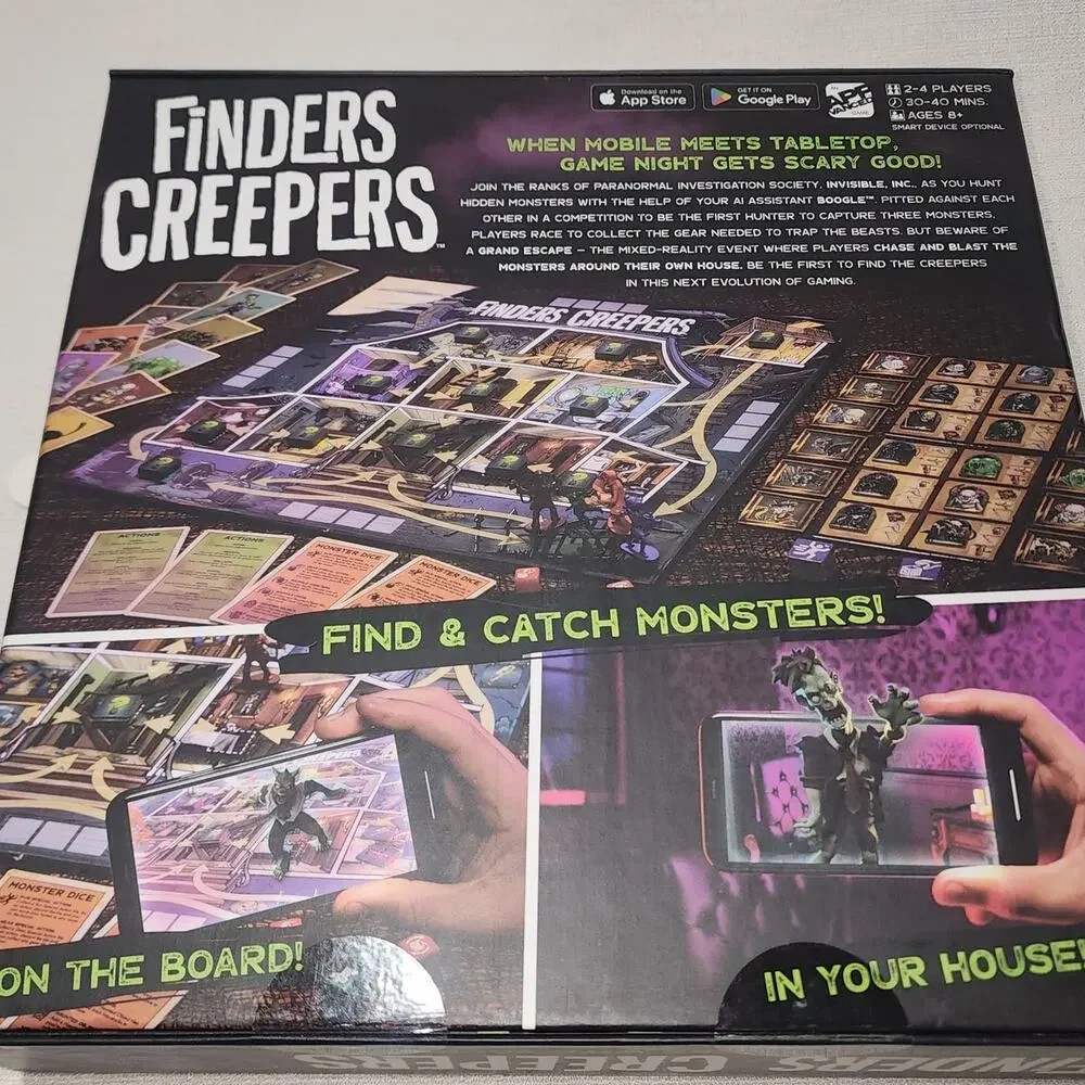 Finder Creepers hunt digital monster on phone